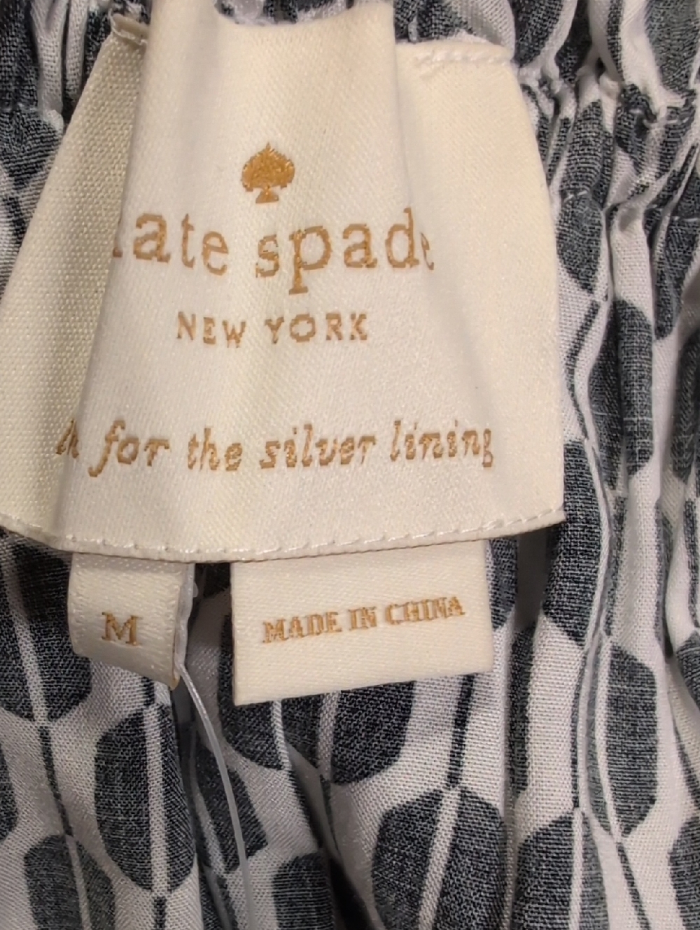 NWT kate spade Arrow Striped Rayon Dress Medium Knee Length - Picture 9 of 13